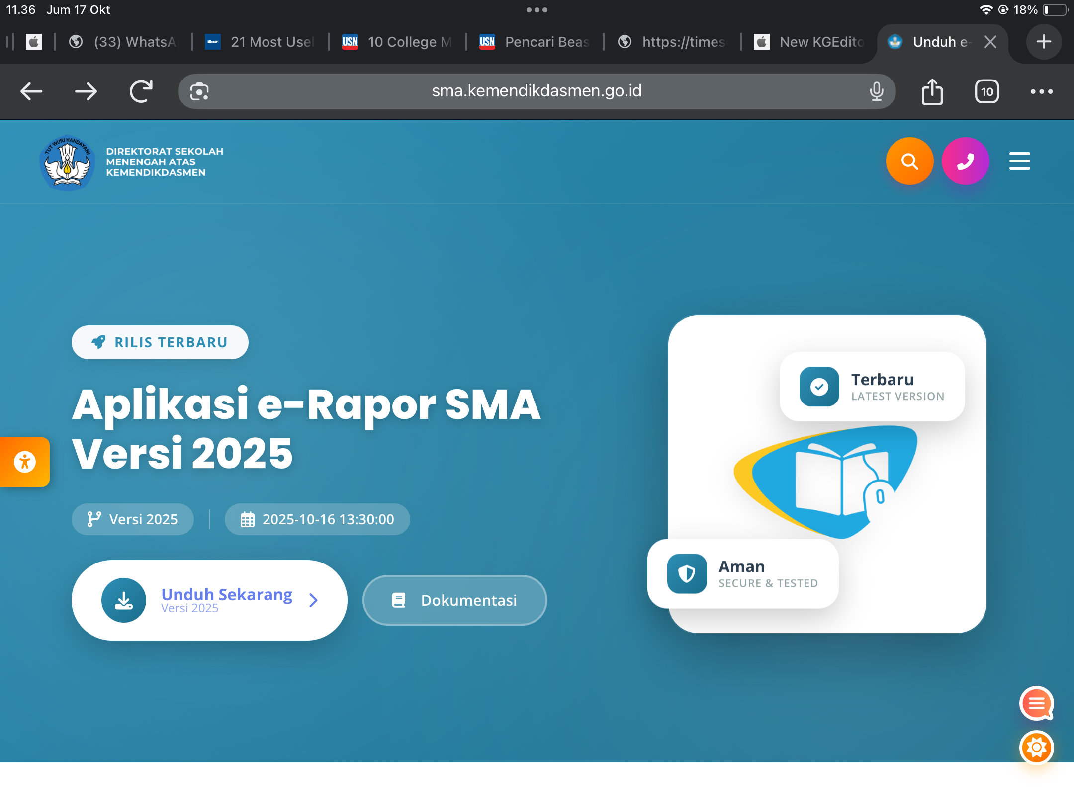 Kemendikdasmen Resmi Berlakukan e-Rapor untuk Jenjang SD-SMA
